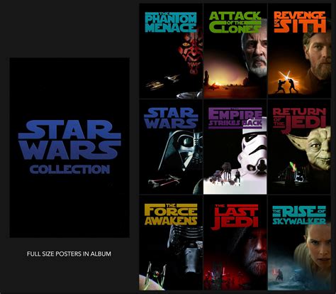 Collection Vhs Style Plex Posters For The Star Wars Saga That I Made