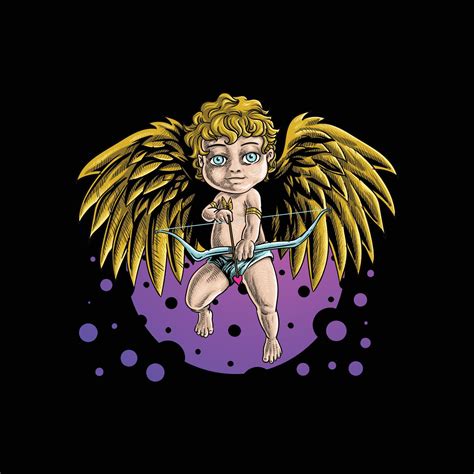 Cute Baby Angel 4881448 Vector Art At Vecteezy