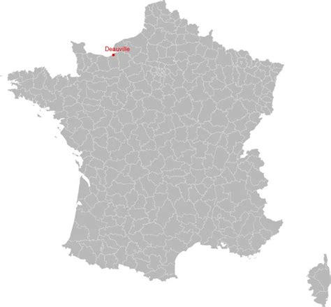 Carte De Deauville Situation Géographique Et Population De Deauville