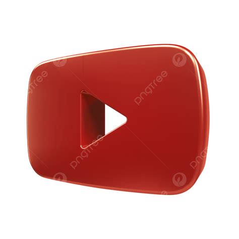 Youtube Play Button Red Transparent