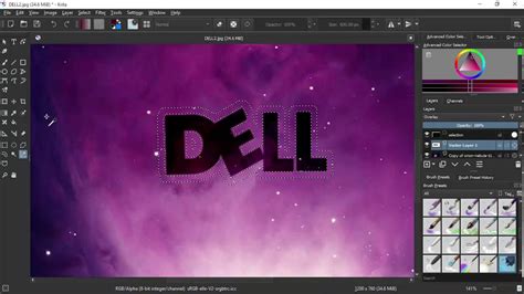 how to create logo in Krita - YouTube