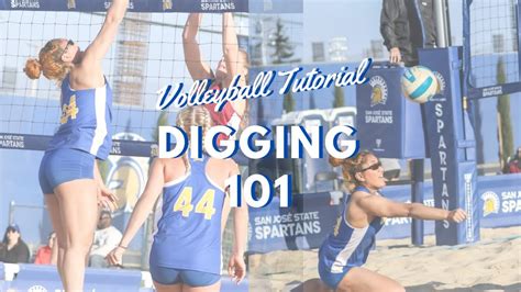 Volleyball Tutorial Digging 101 W Ncaa D1 Player Youtube
