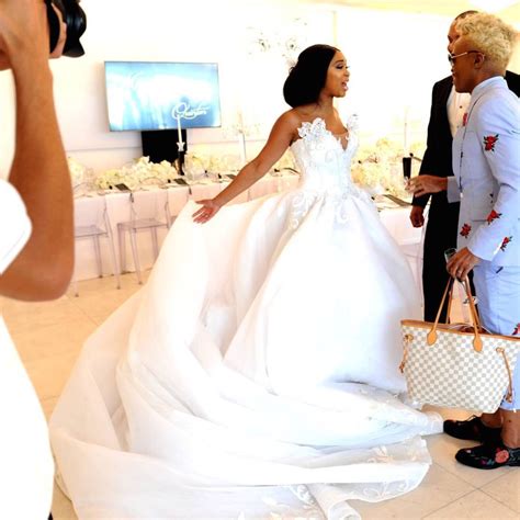 Becomingmrsjones First Look At Minnie Dlaminis Wedding