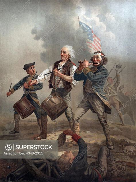 The American Revolution Yankee Doodle 1776 Three Patriots Two