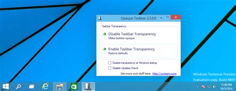 How To Make The Taskbar Opaque In Windows 10