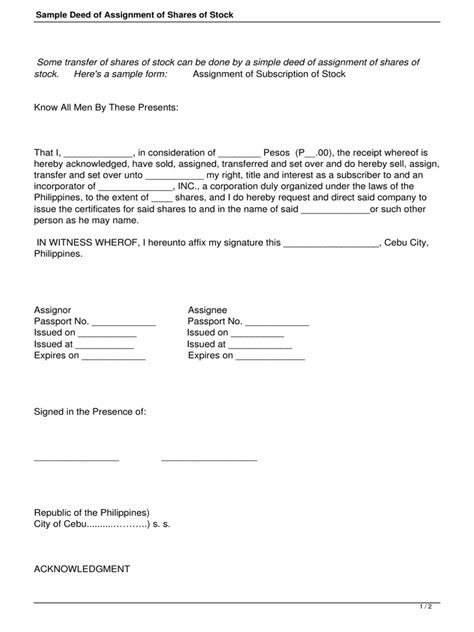 Considering the broad scope of the subject, teachers often assign students to write several law assignments throughout their academic career. sample-deed-of-assignment-of-shares-of-stock.pdf