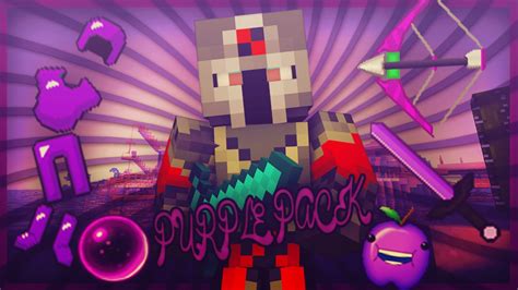 Minecraft Pvp Texture Pack Purple Pack Youtube