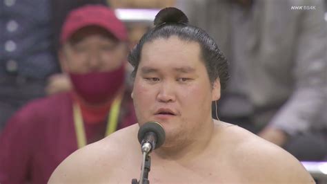 Sumo 大相撲 Haru Basho 2021 Terunofuji 照ノ富士 Interview インタビュー