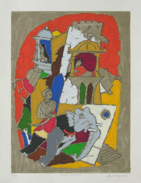 Buy M F Husain Art Online Limited Edition Print And Serigraphs
