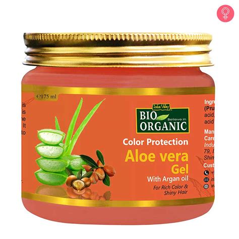 Indus Valley Bio Organic Color Protection Aloe Vera Gel With Argan Oil