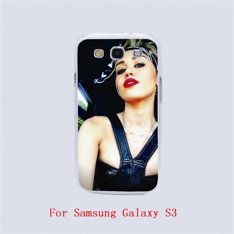 Miley Cyrus Design White Skin Phone Cover Cases For Samsung Galaxy S3 9300 S4 S5 S6 S6 Edge