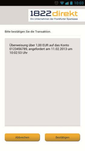English information about 1822direkt bank germany. Online-Banking mit Photo-TAN und QR-TAN - com! professional