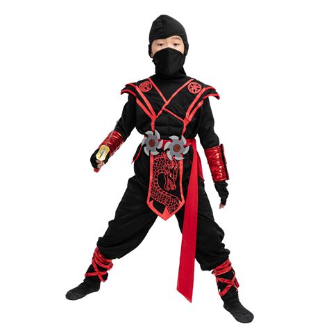Red Ninja Costume Cosplay Child Spooktacular Creations