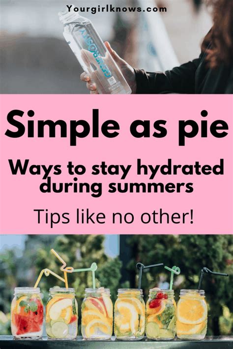 How To Stay Hydrated In Summer 11 Incredibly Easy Tips