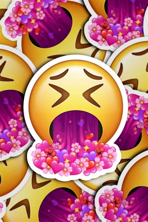 sick emoji love sick emoji faces smiley face stickers vinyl etsy uk birthday birthdays