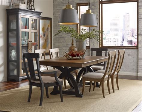 Stone Ridge Extendable Rectangular Trestle Dining Table from Kincaid