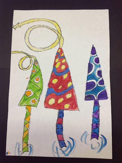 Color It Like You Mean It 5th Grades Whimsical Trees