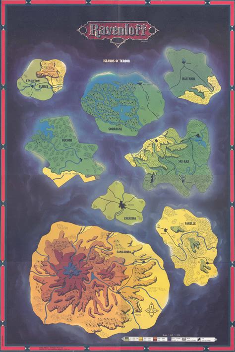 Islands Of Terror Ravenloft Dungeons And Dragons Map Cosmology