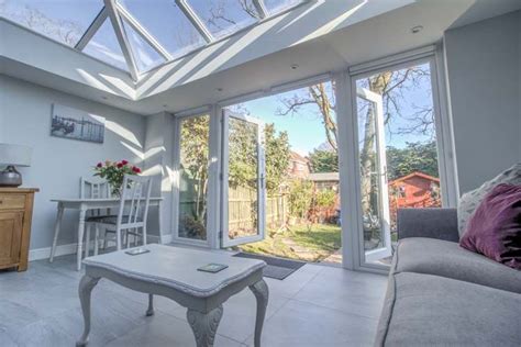 Livin Room Orangery With Double Glazing Windows French Door And Roof