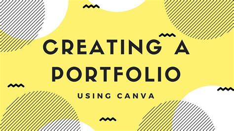 How To Create A Portfolio In Canva Youtube