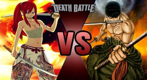 Death Battle Zoro Vs Erza - Death Battle: Erza Scarlet VS Roronoa Zoro - NeoNightclaw19 Fan Art
