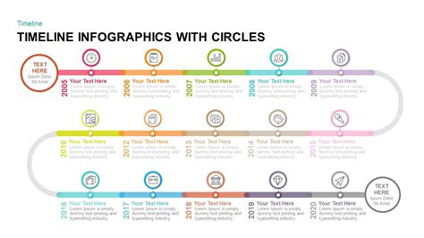 Circle Timeline Infographic Powerpoint Template Keyno