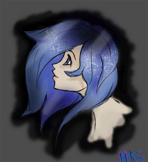 Galaxy Hair Girl By Monsterkill5 On Deviantart
