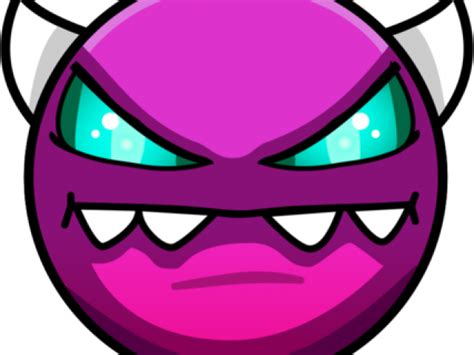 Geometry Dash Demon Faces Clipart Large Size Png Image Pikpng
