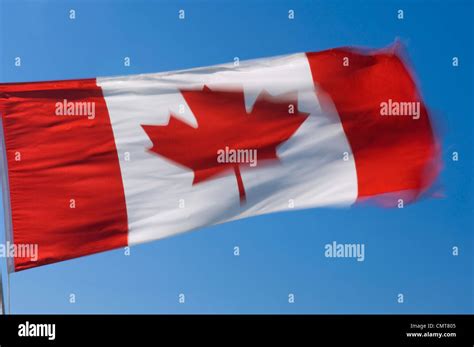 Image Of Canadian Flag Hi Res Stock Photography And Images Alamy