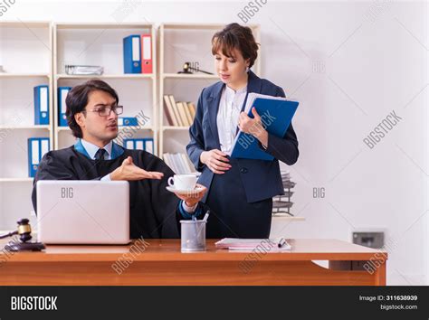 Two Lawyers Working Image And Photo Free Trial Bigstock