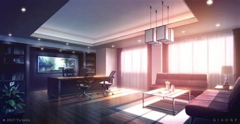 Luxury Officesunset Visual Novel Bg By Giaonp Episode Interactive