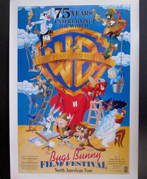 Bugs Bunny Film Festival Warner Bros 75th Anniversary Etsy