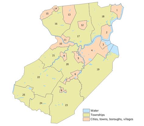 Middlesex County Nj Map