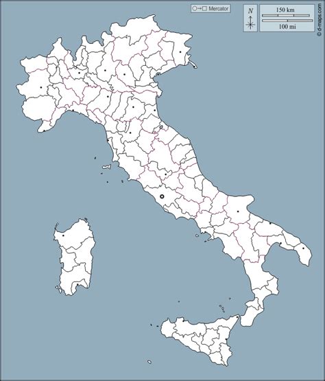 Italia Mapa Gratuito Mapa Mudo Gratuito Mapa En Blanco Gratuito Plantilla De Mapa Contornos