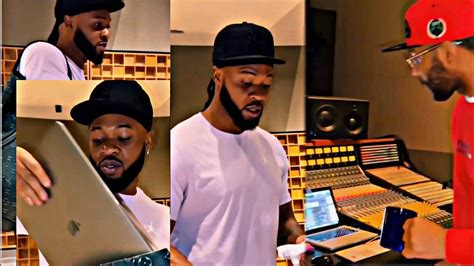 Singer Flavour Stomp A Studio In United State To Record A New Song