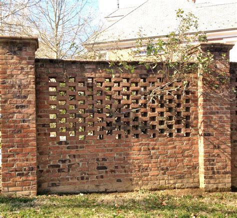 Brick Fence Garden