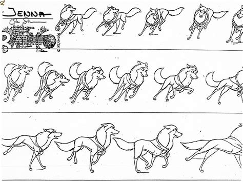 Dog Run And Turn Cycle For Animation Animation Sketches Animation