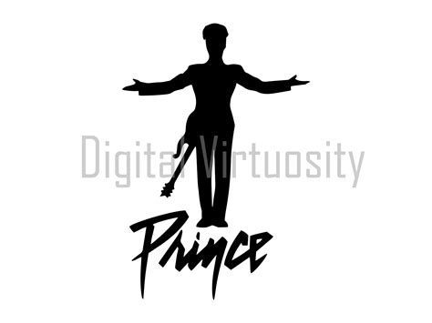 Prince Symbol Svg Prince Silhouette Cut File Prince Dxf Etsy Canada
