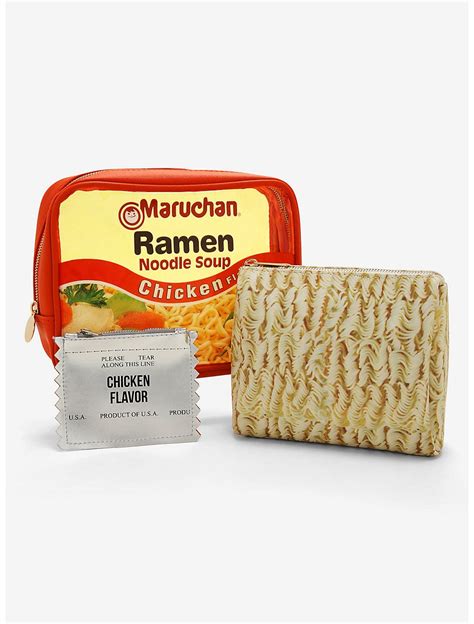 Maruchan Ramen Chicken Flavor Cosmetic Bag Set Boxlunch Exclusive