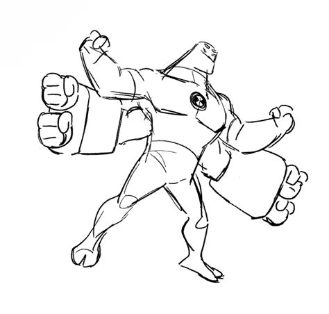 Ben 10 was a normal ten years old kid until the day he found the omnitrix. Ben 10 Four Arms Coloring Pages - Coloring Home