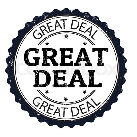 Great Deal Stamp Stock Vector Colourbox