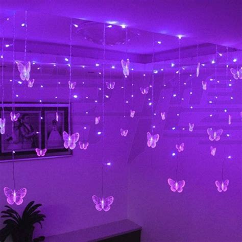 Butterfly Lights Butterfly Hanging Led Fairy Lights Butterfly Etsy