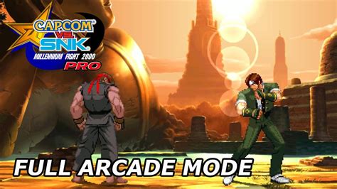 Capcom Vs Snk Pro Full Arcade Mode1080p 60fpsredream Youtube
