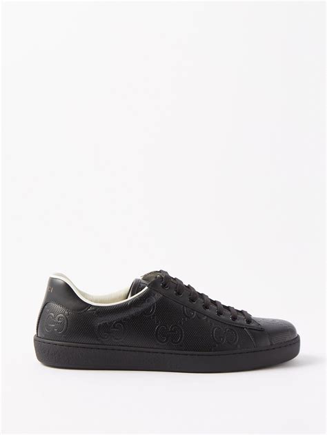 Gucci Ace Perforated Leather Trainers In White For Men Lyst