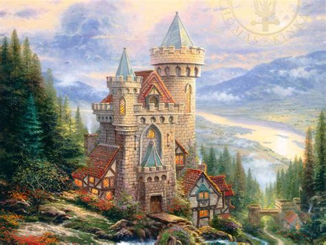 Castle Paintings Thomas Kinkade Carmel Monterey And Placerville