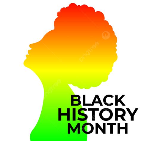 Black History Month With People Vector Gradient Black History Month