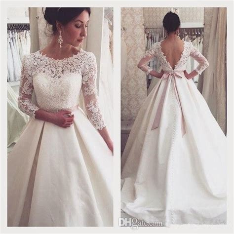 Discount 2017 New Arabic Gorgeous A Line Wedding Dresses Vestios De