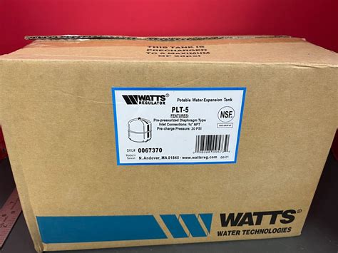 Watts Plt 5 Potable Water Expansion Tank 34 Npt Ebay