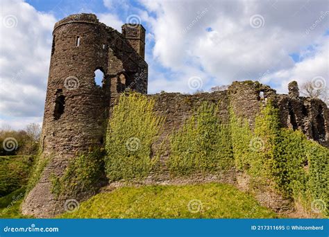 Walls And Remains Of A 12th Century Medieval Castle In Wales Grosmont