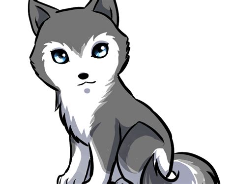 How To Draw A Anime Wolf Pup Step By Step Go Anime Website